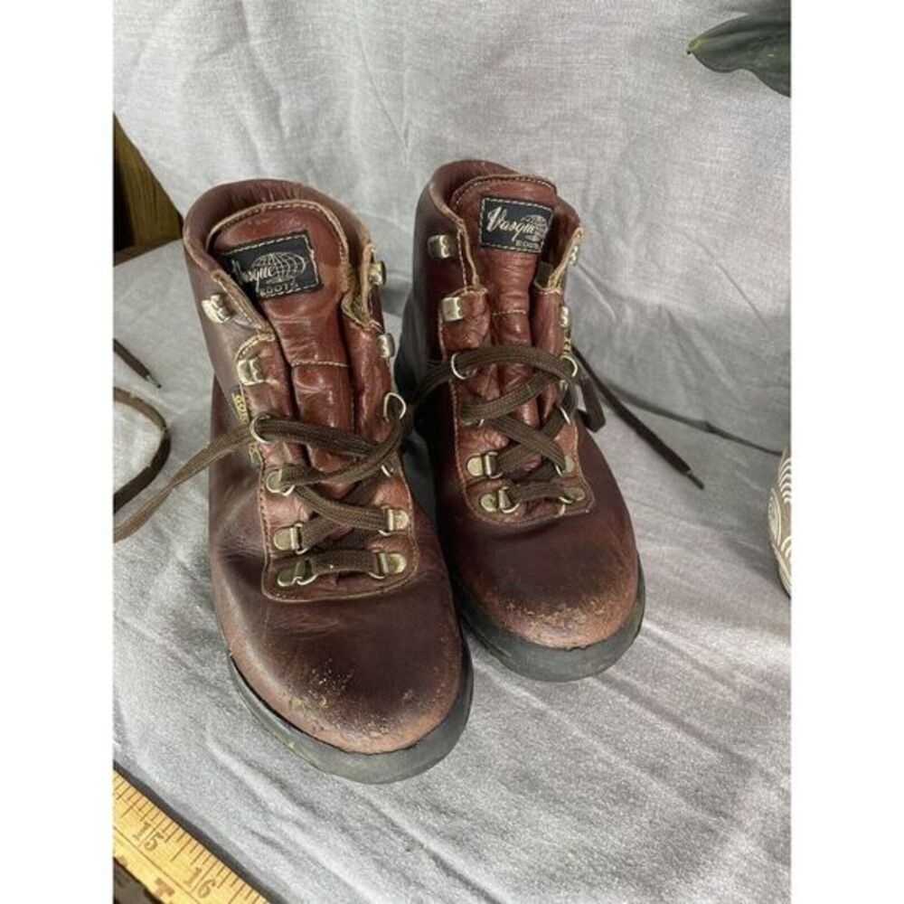 Vasque Hiking‎ Boots Womens 7 M Brown Leather Skywalk Gore-Tex Lined, Italy